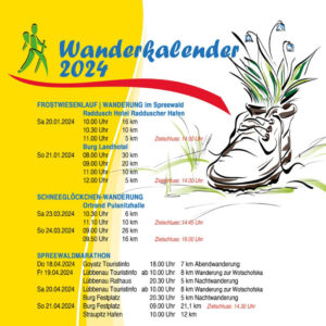 Wanderkalender 2024